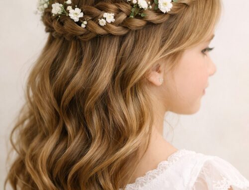 Peinados de comunión para niñas: tendencias elegantes y naturales